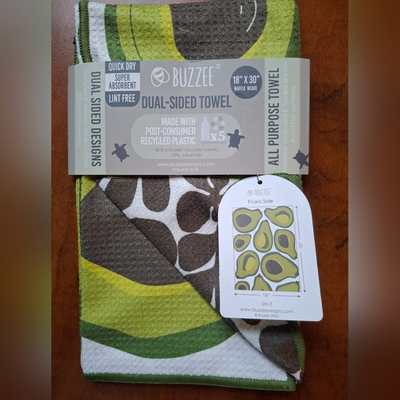Buzzee Dual Sided Kitchen Towels Assorted - Picture 1 of 16